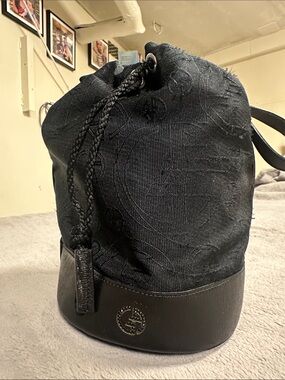 Giorgio Armani Black Bucket Bag